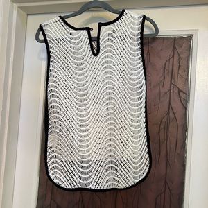 Women crochet/ cut out top